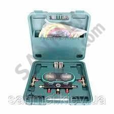 Манометрический цифровой коллектор HONGSEN HS-DVS60-101A (R134a, 1234yf, 404A, 410A, 600A и др.)