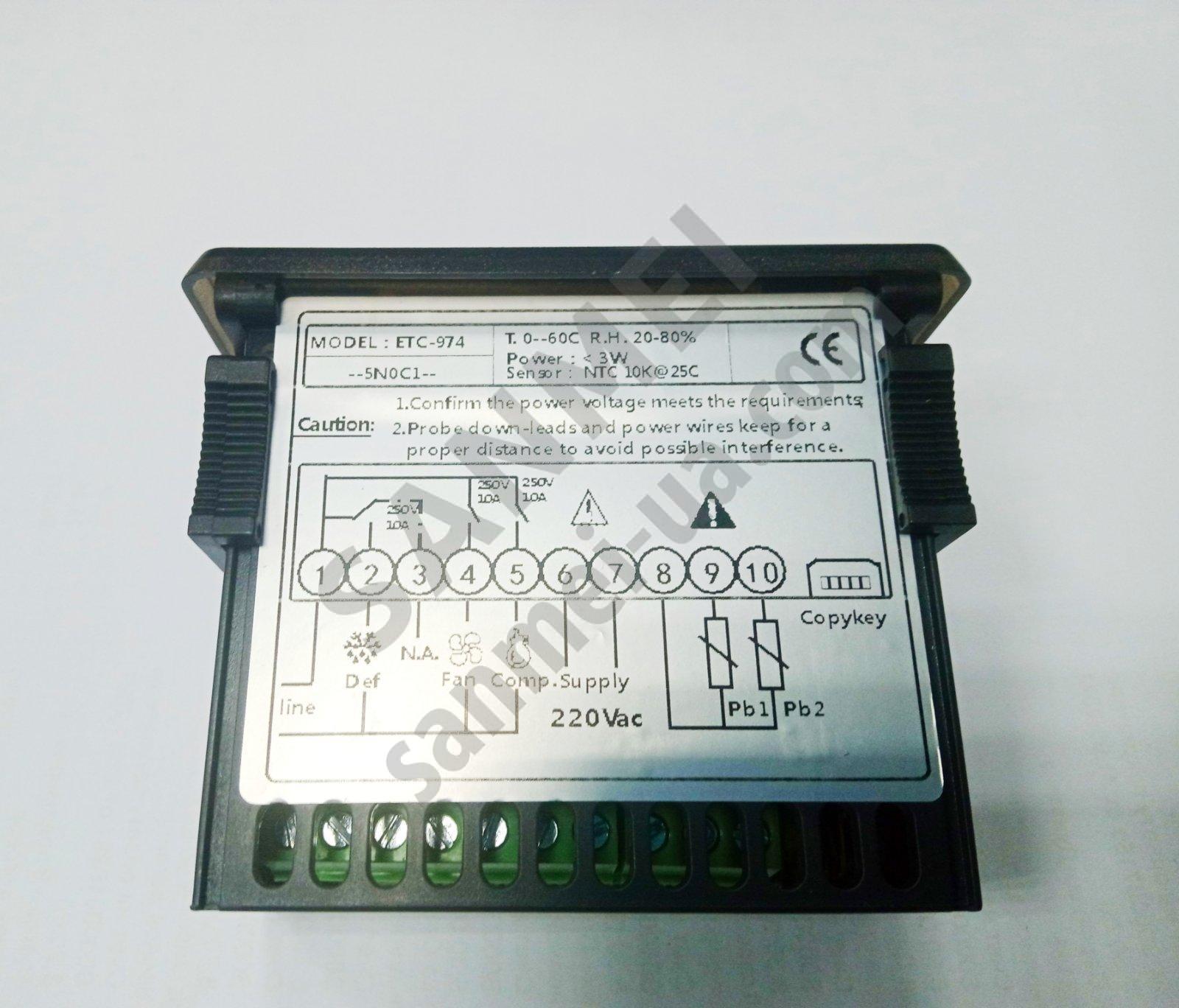 Контролер ETC974, аналог Elitech (електронний блок керування, мікропроцесор)