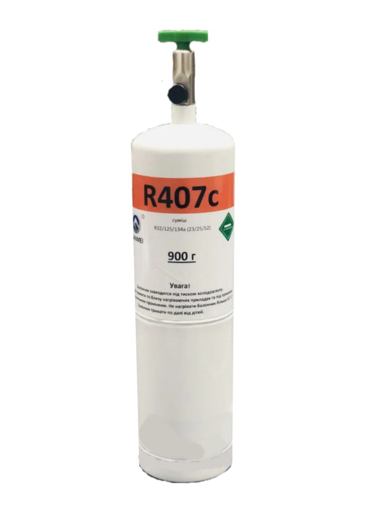 Фреон R 407С 0.9 кг купить Киев: цена на хладагент в Украине