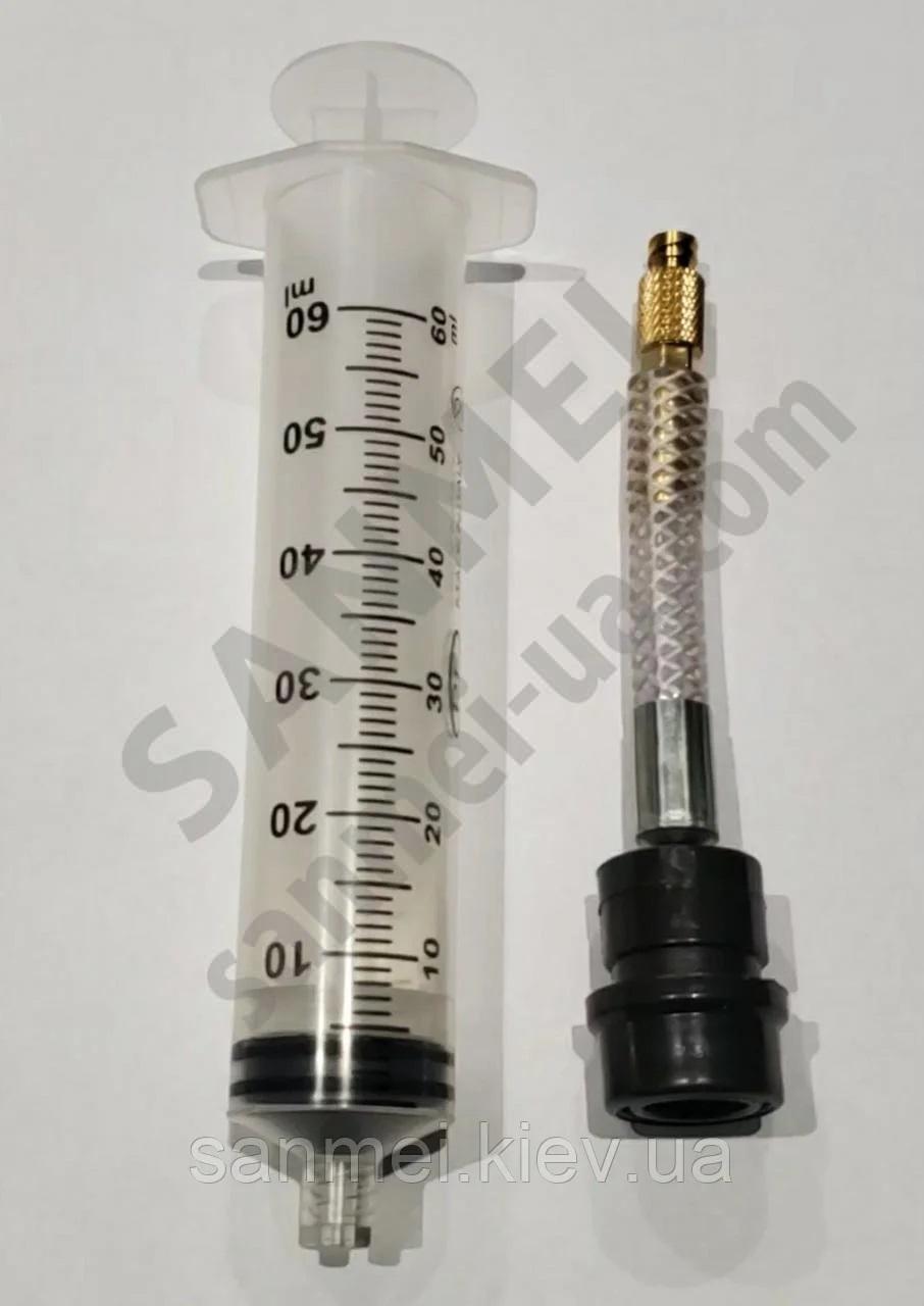 Наполняемый шприц-инжектор для масел и присадок (ITALY) 60мл