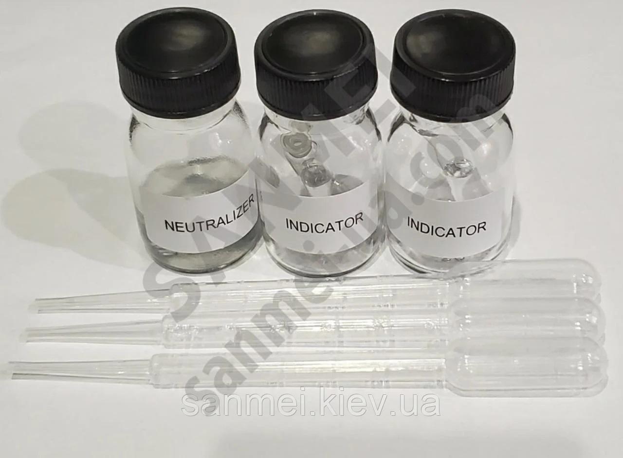 Тест на определение уровня кислоты в компрессорном масле кондиционеров ELKE (ITALY)