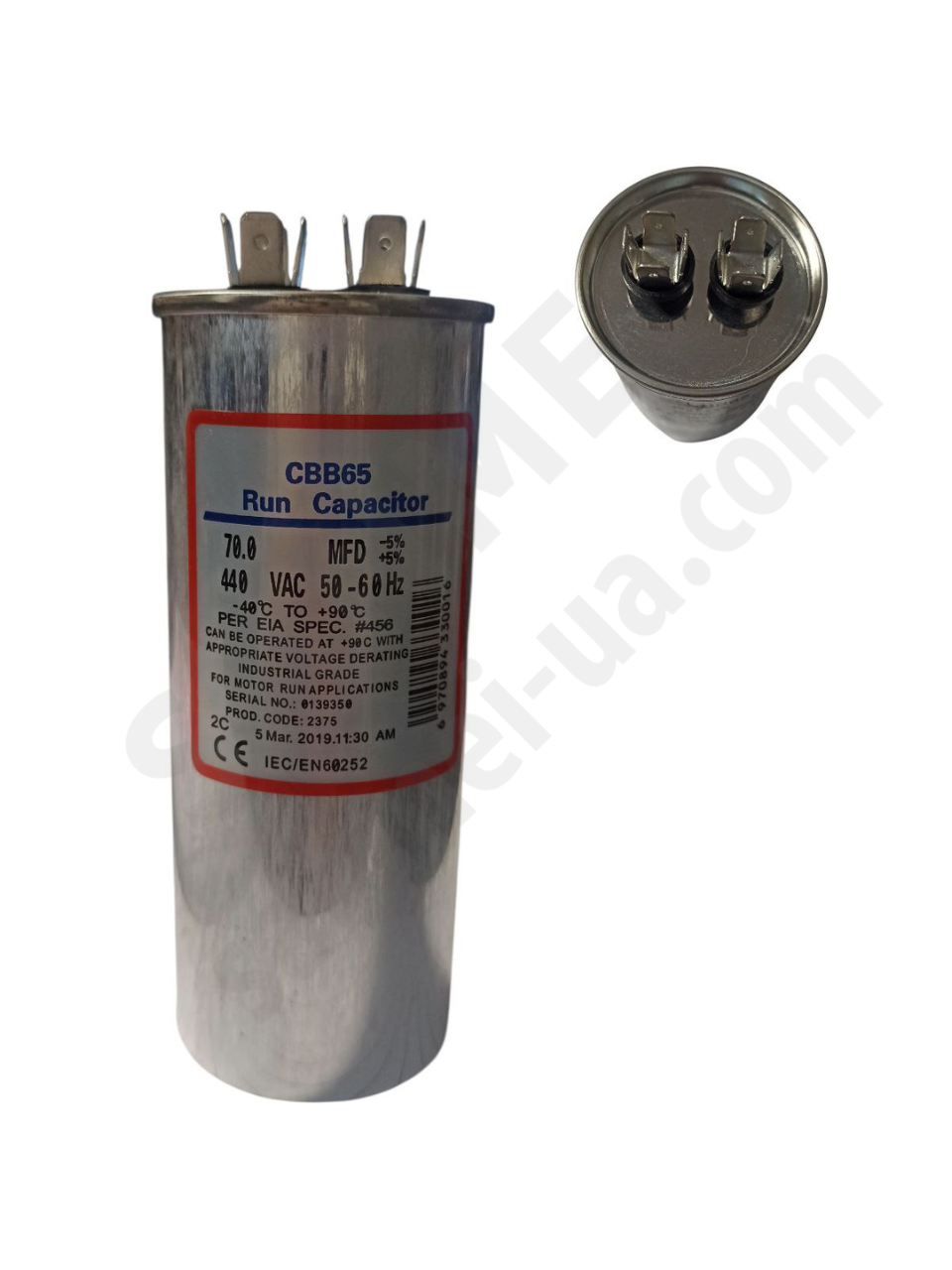 Конденсатор СВВ65-1, 70мкФ