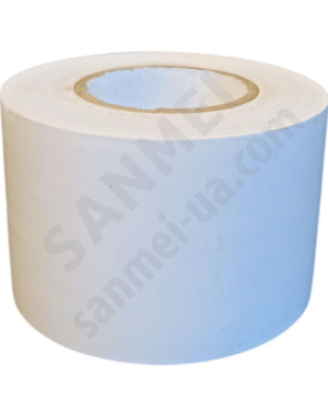 Клейка ПВХ лента белая 50мм х 25м, неармированная