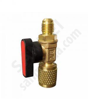 Кран запорный 1/4SAE*1/4SAE папа/мама