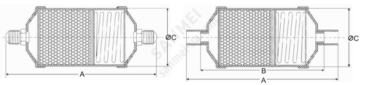 Фильтр - осушитель SDML-309S (пайка 1-1/8)