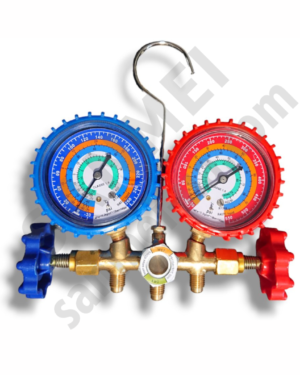 Манометрический коллектор 2-вентильный XM-R560G R-134 (R-22/404/407) + шланги 3х150 см