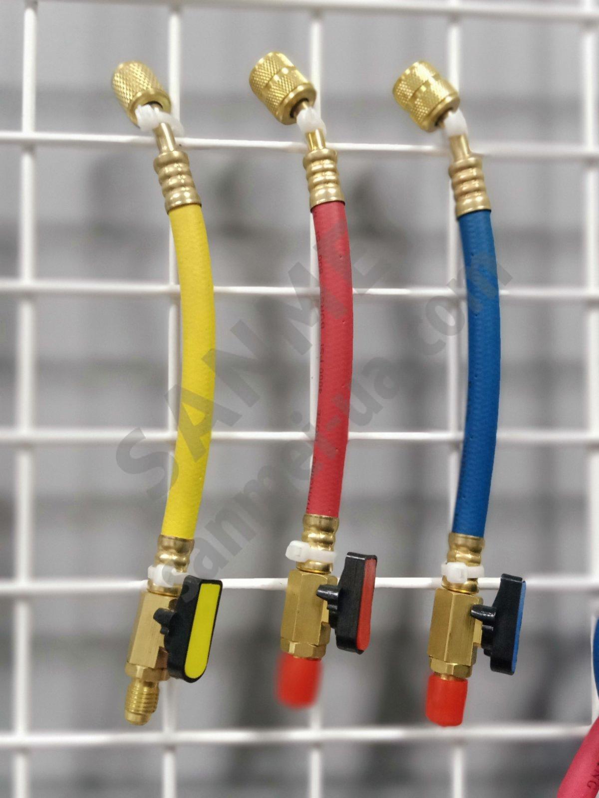 Шланг заправний з вентилем для фреону R502/134/410/407/406/22