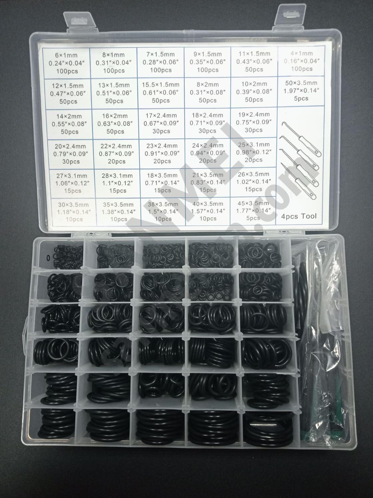 Набір прокладок і кілець ущільнювачів, 1225 шт.