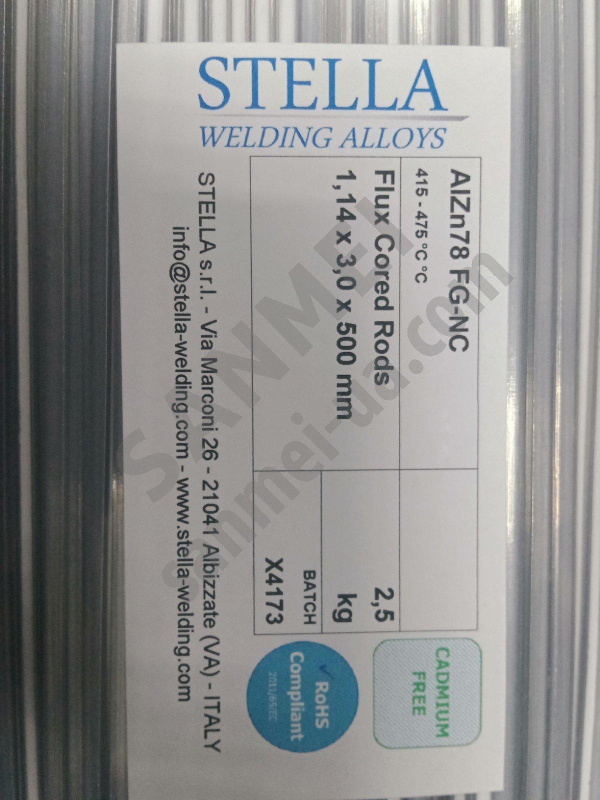 Припой универсальний ALZN 78 1.14*3*500 mm (Al22 Италия)