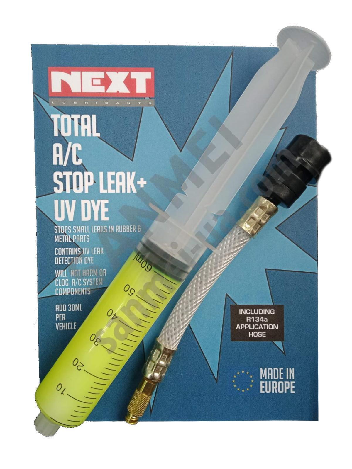 Герметик концентрированный для R-134a и R-1234yf (шприц 60ml в сборе шланг+адаптер)