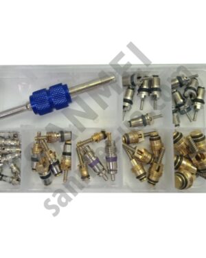 Набір заправних ніпелів 40 шт/золотників з ключем для викрутки