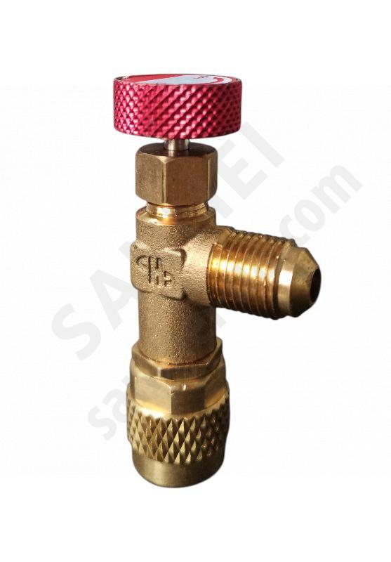 Кран заправочный для кондиционеров (5/16 SAE - 5/16 SAE)