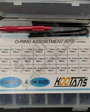 Набір прокладок і кілець ущільнювачів з гачками, 1200шт