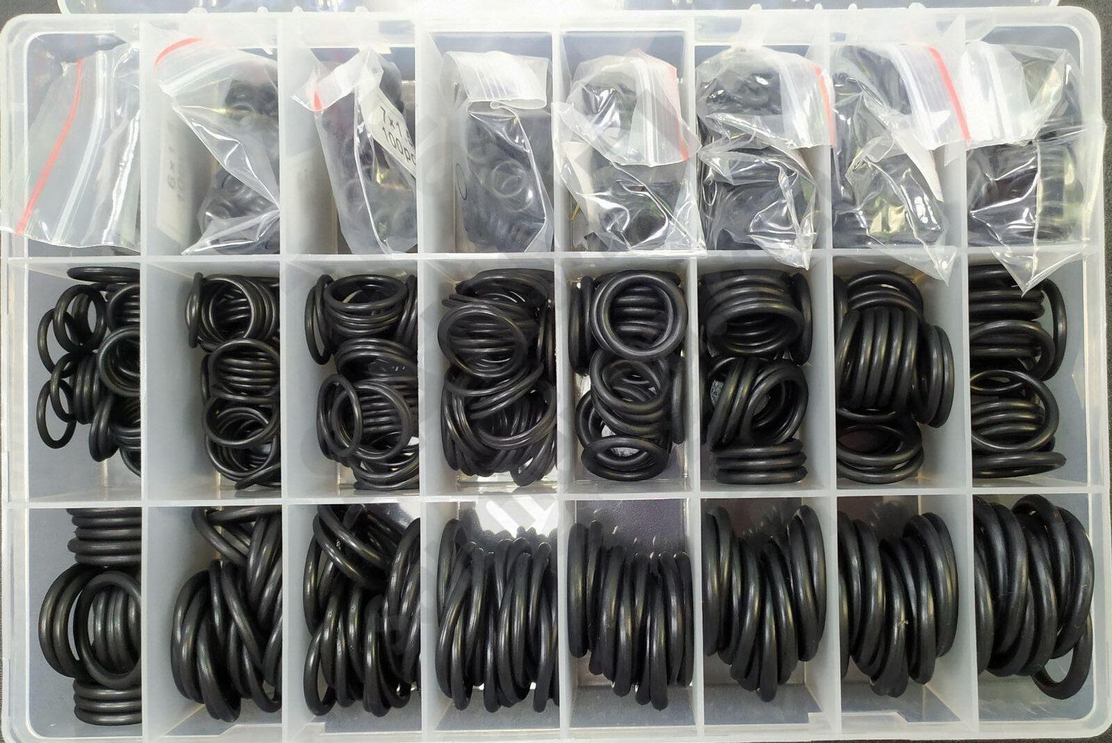 Набор прокладок и уплотнительных колец с крючками, 1200шт