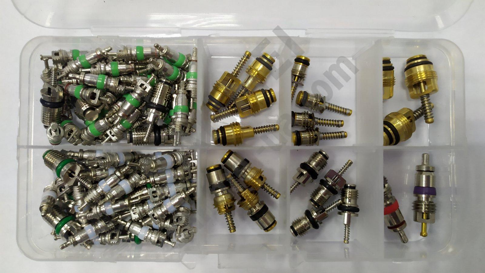 Набор заправочных золотников/ниппелей, 100шт