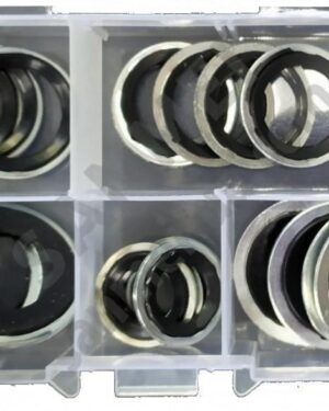 Набор металло-резиновых колец, 30шт