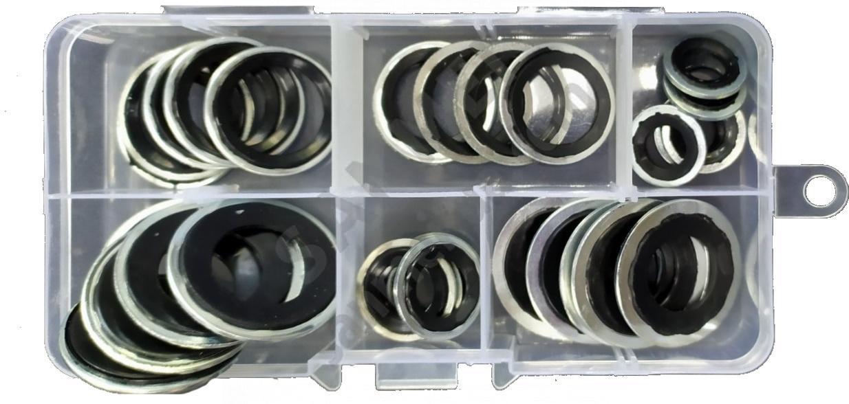 Набір метало-гумових кілець, 30шт