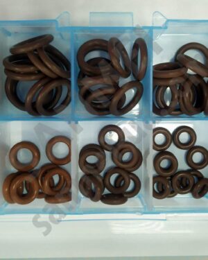 Набір прокладок і ущільнювальних коричневих кілець, 100шт