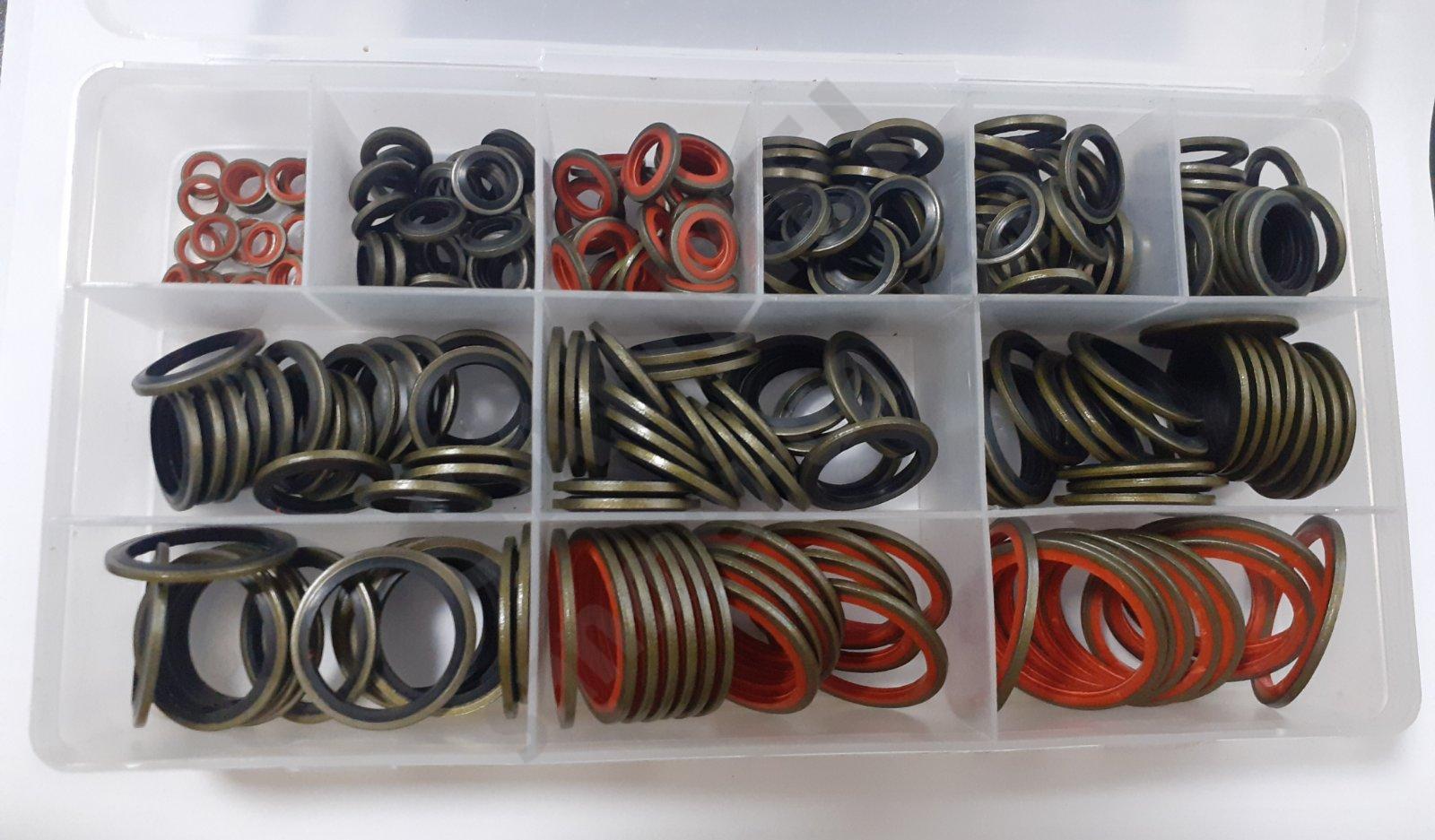 Набір метало-гумових кілець, 240шт