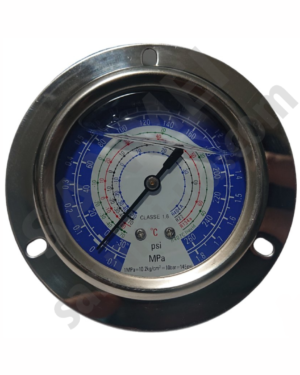 Манометр низкого давления, глицериновый, панельный 250 GF (R134A,R22,R404A,R407C)