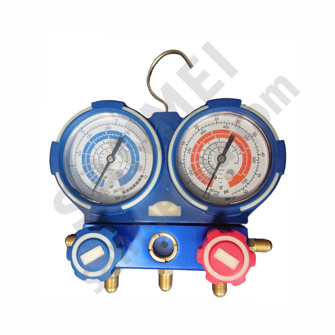 Манометричний колектор 2-вентильний (R410-R32-R22-R404С-407) (13.032B)