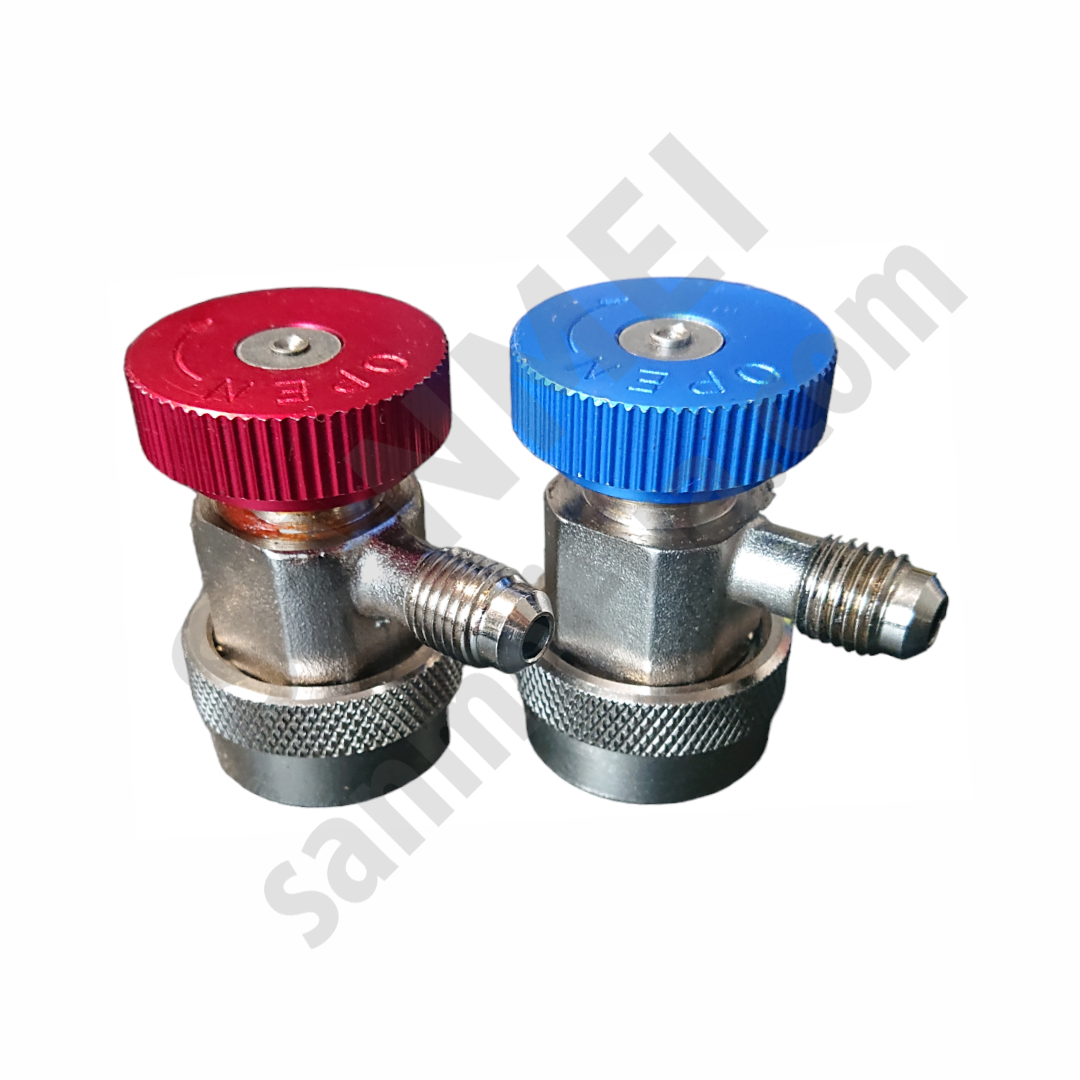 Манометрический коллектор двух-канальный для R-134a Elke Италия+ 2 быстросъёмные муфты (R134-R22-R404A-R407-R1234)13.032K