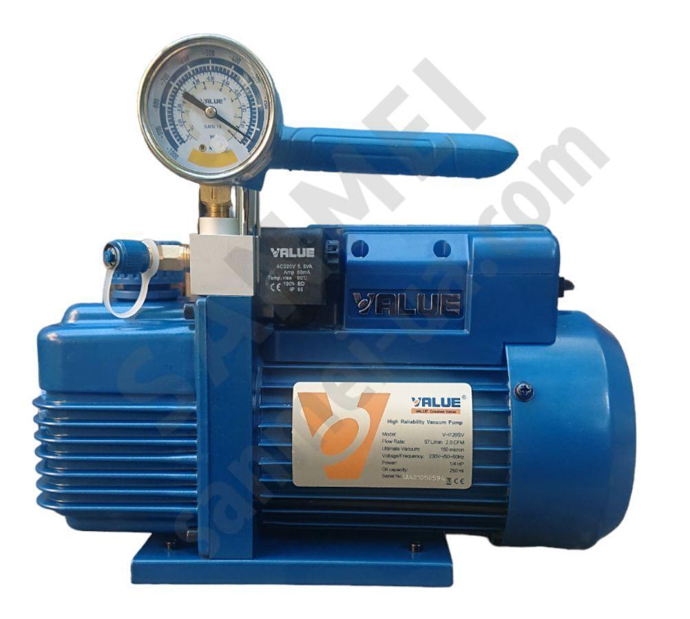Насос вакуумний одноступеневий VP120 з манометром
