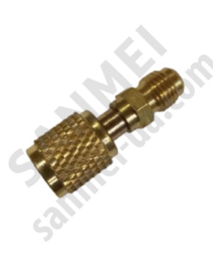 Переходник для заправки фреона R410, 1/4" + 5/16" SAE