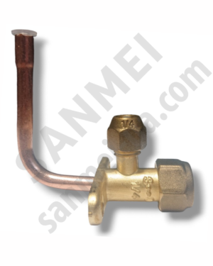 Сервисный кран 90С 1/4 для кондиционеров