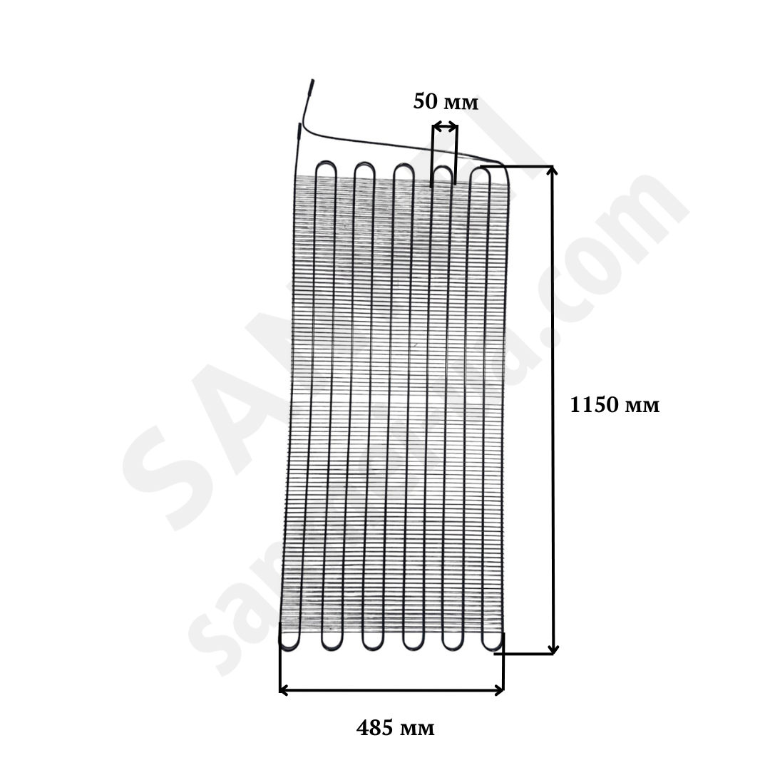 Конденсатор 1150/485мм