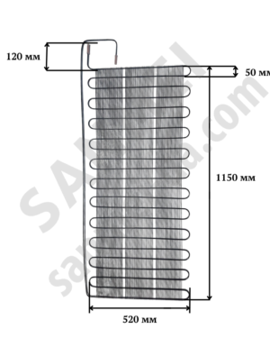 Конденсатор 1150/520мм