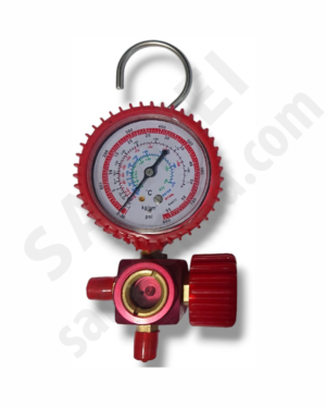 Манометрический коллектор 1-вентильный WJ-468G-SH (HI, глазок, R32,410a,134a,407c)