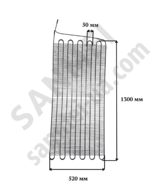 Конденсатор 1300/520мм
