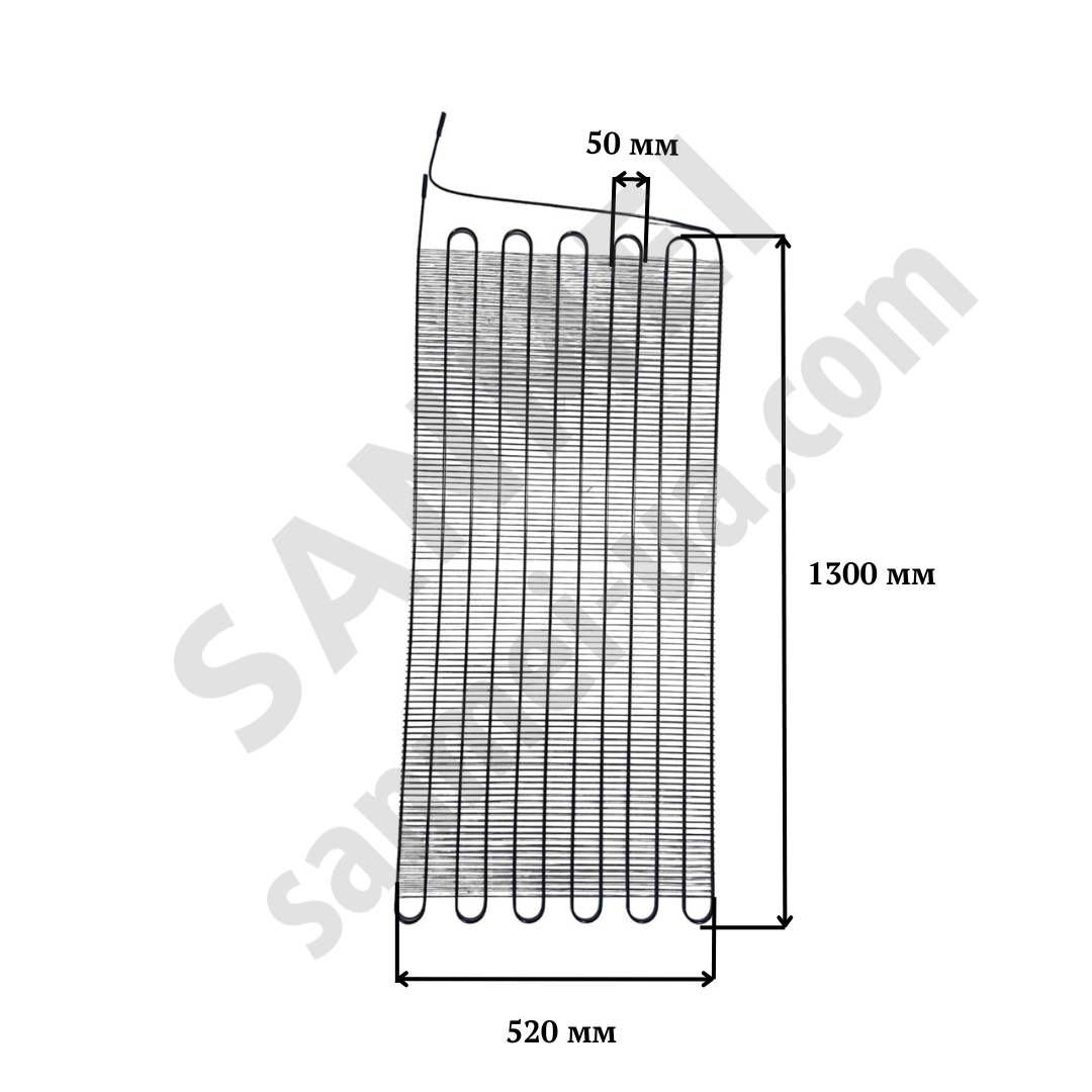 Конденсатор 1300/520мм
