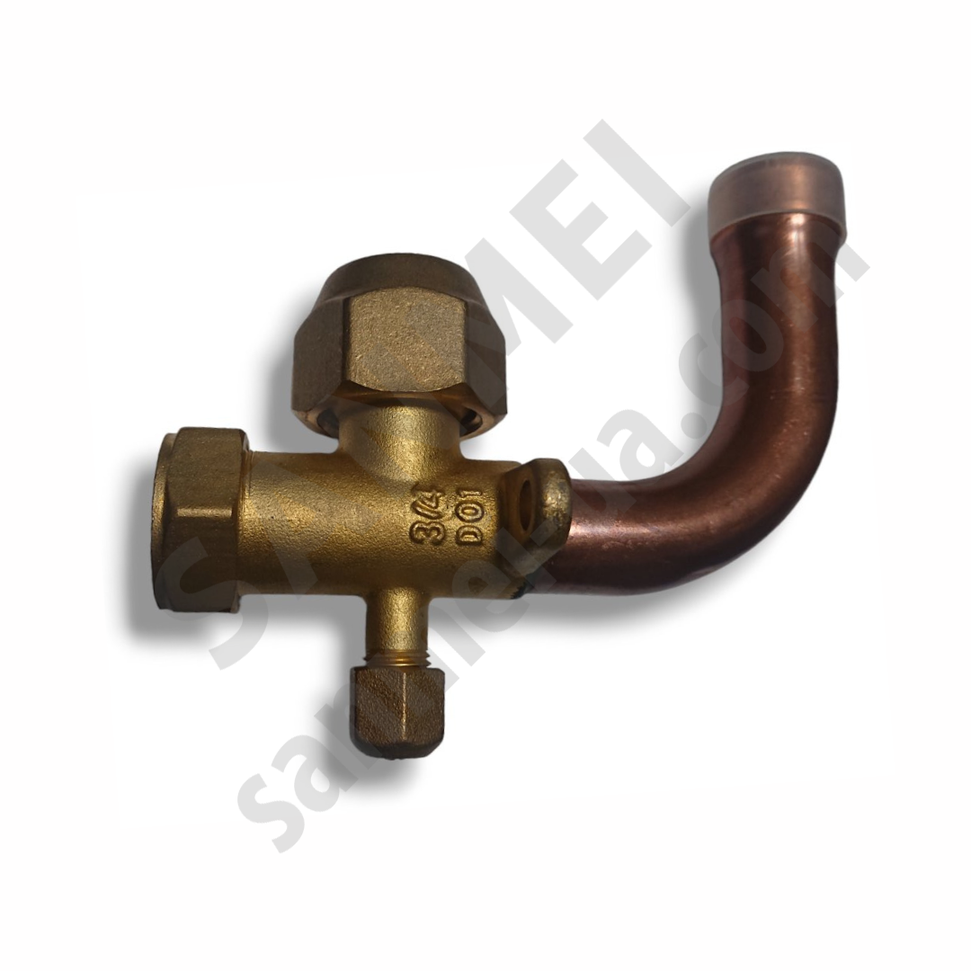 Сервисный кран 90С 3/4 для кондиционеров