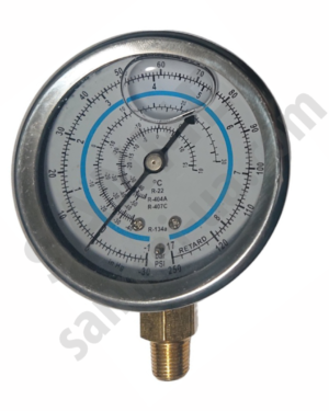 Манометр глицериновый 250B-GF (R-134, R-407, R-22, R-404)