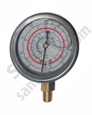 Манометр глицериновый 500B-GF (R-134, R-407, R-22, R-404)