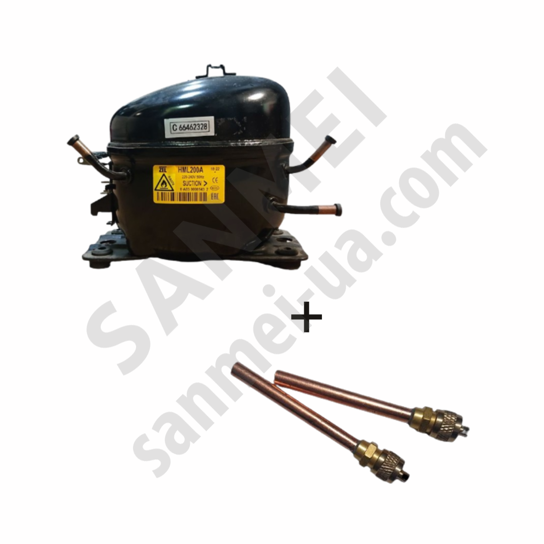 Компресор Zanussi ZEL HML 200A R600a + 2 Клапана шредера