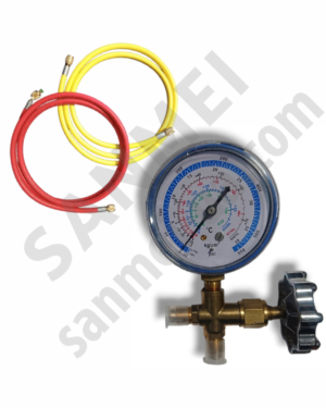 Манометрический коллектор 1-вентильный  WJ-466GF (R-32/410/134/407) со шлангами