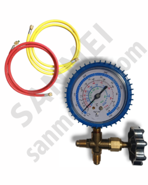 Манометричний колектор 1- вентильний WJ-466G (R-32/410/134/407) зі шлангами