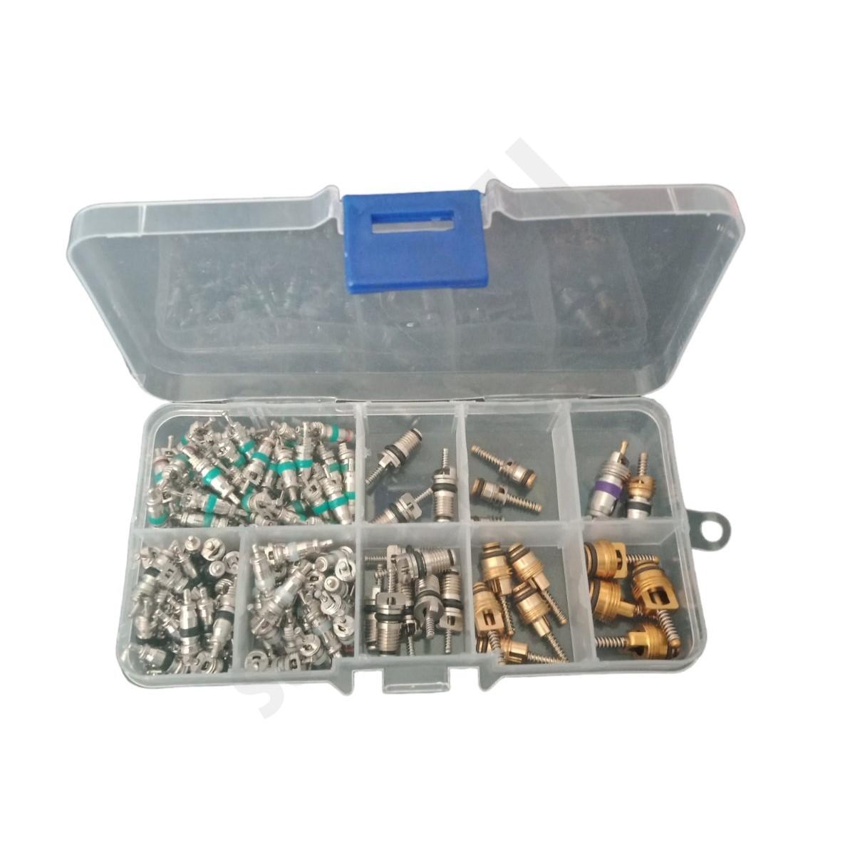 Набор заправочных золотников/ниппелей, 134шт