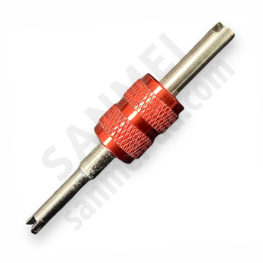 Отвертка для викрутки золотников красная